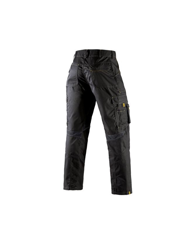 Pantaloni: Pantaloni e.s.akzent + nero/giallo 3