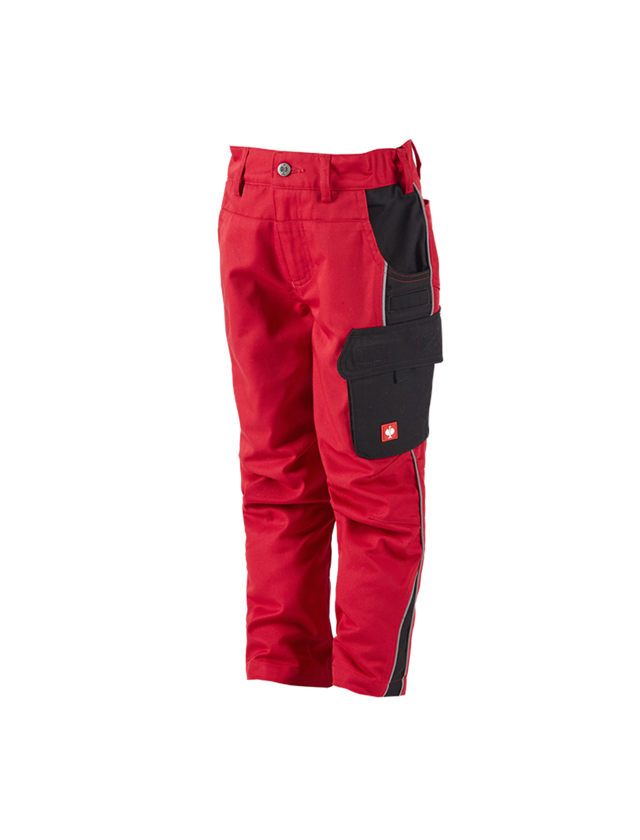 Pantaloni: Pantaloni da bambino e.s.active + rosso/nero