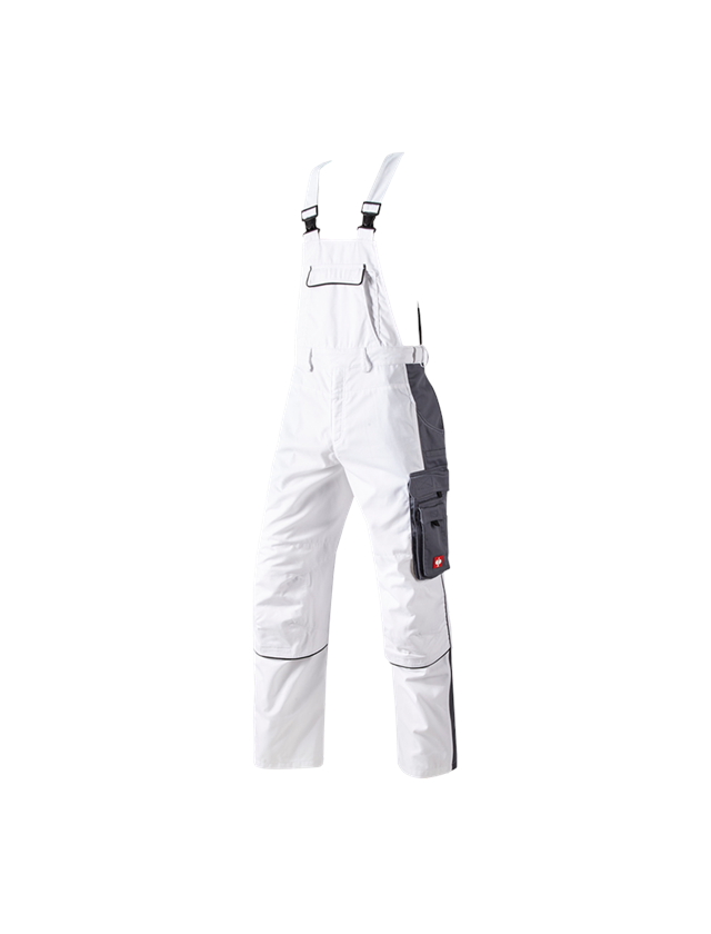 Pantaloni: Salopette e.s.active + bianco/grigio 2