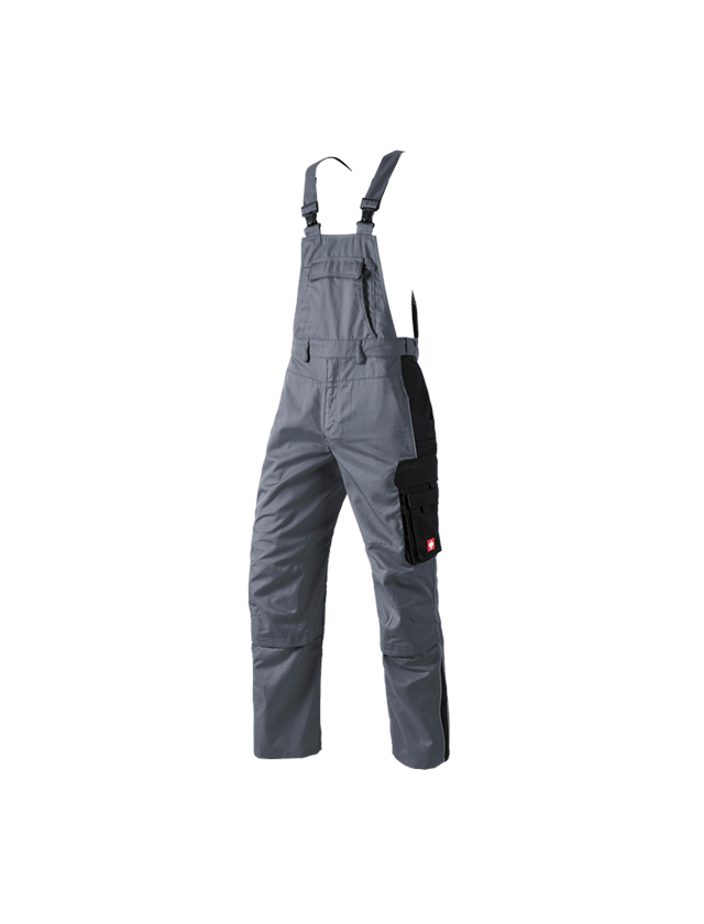 Pantaloni: Salopette e.s.active + grigio/nero 2