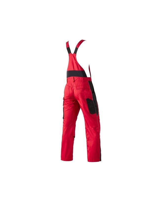 Pantaloni: Salopette e.s.active + rosso/nero 3