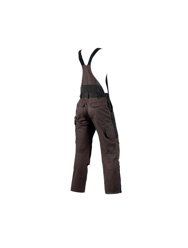 Pantaloni: Salopette e.s.active + marrone/nero 3