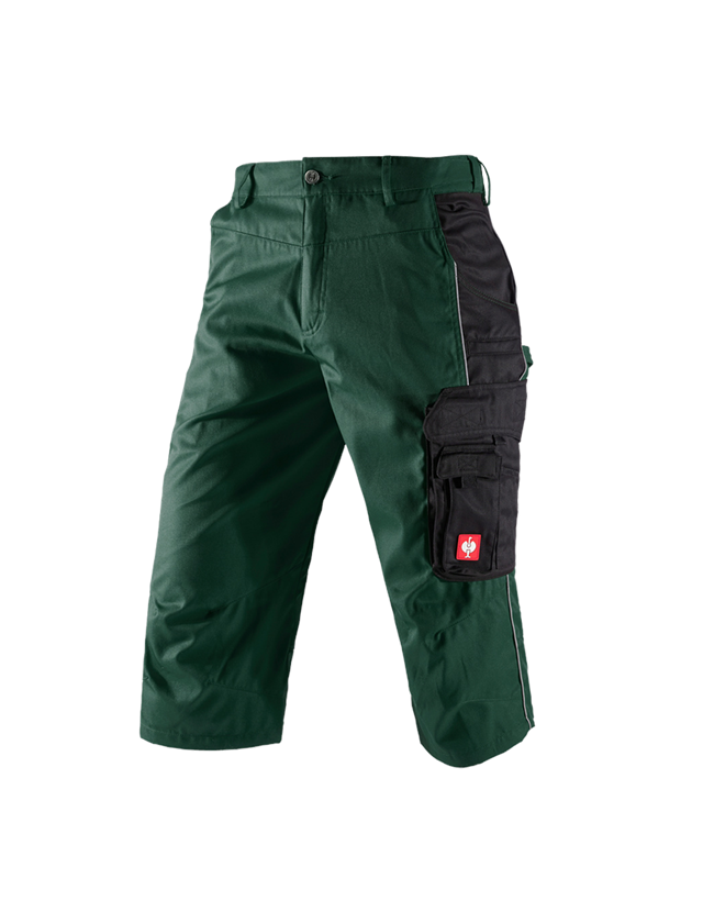 Temi: e.s.active pantaloni 3/4 + verde/nero 2