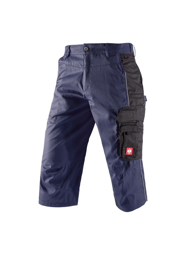 Pantaloni: e.s.active pantaloni 3/4 + blu scuro/nero 2