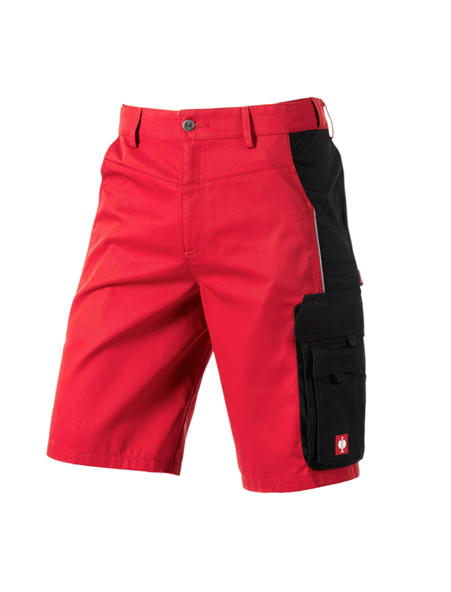 Pantaloni: Short e.s.active + rosso/nero 2