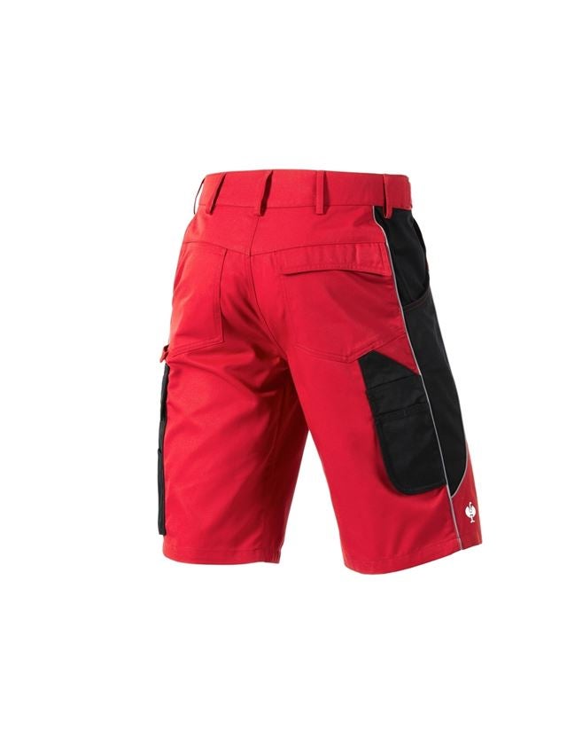 Pantaloni: Short e.s.active + rosso/nero 3