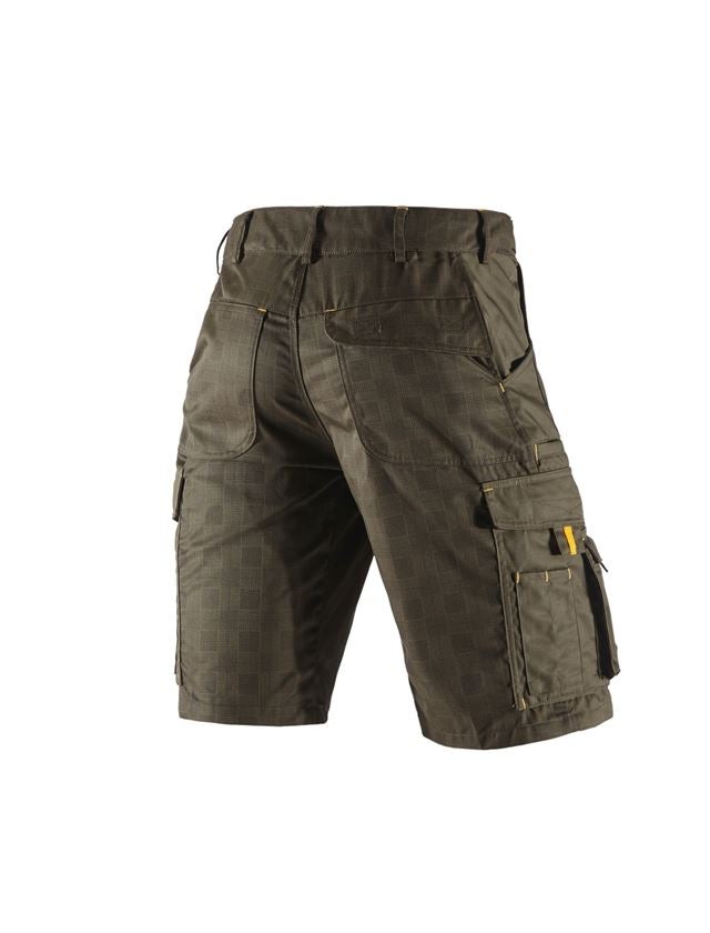 Pantaloni: Short e.s. carat + oliva/giallo 3