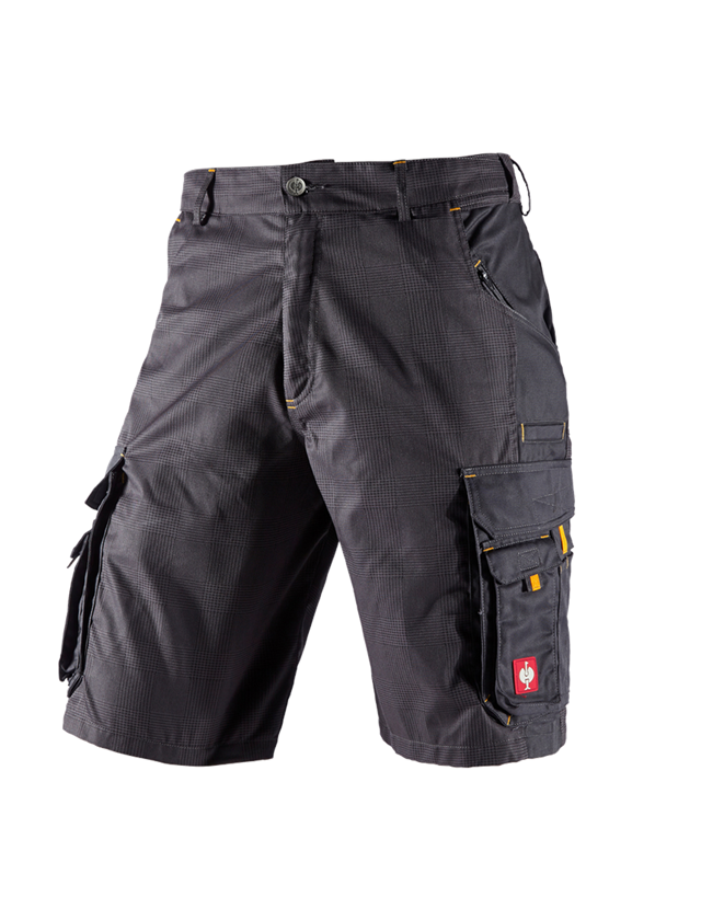 Pantaloni: Short e.s. carat + antracite /giallo 2