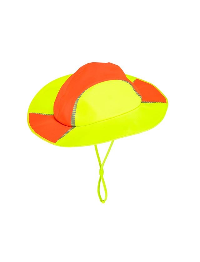 Temi: Cappello da pioggia funzionale e.s.motion 2020 + arancio fluo/giallo fluo