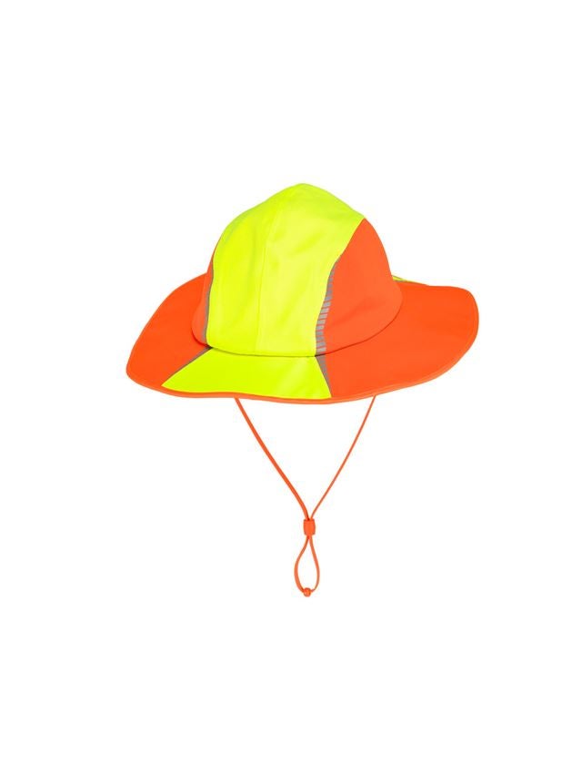 Temi: Cappello da pioggia funzionale e.s.motion 2020 + giallo fluo/arancio fluo