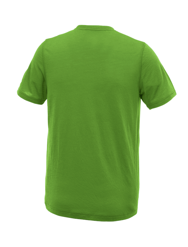 Maglie | Pullover | Camicie: e.s. t-Shirt merino light + verde mare 3