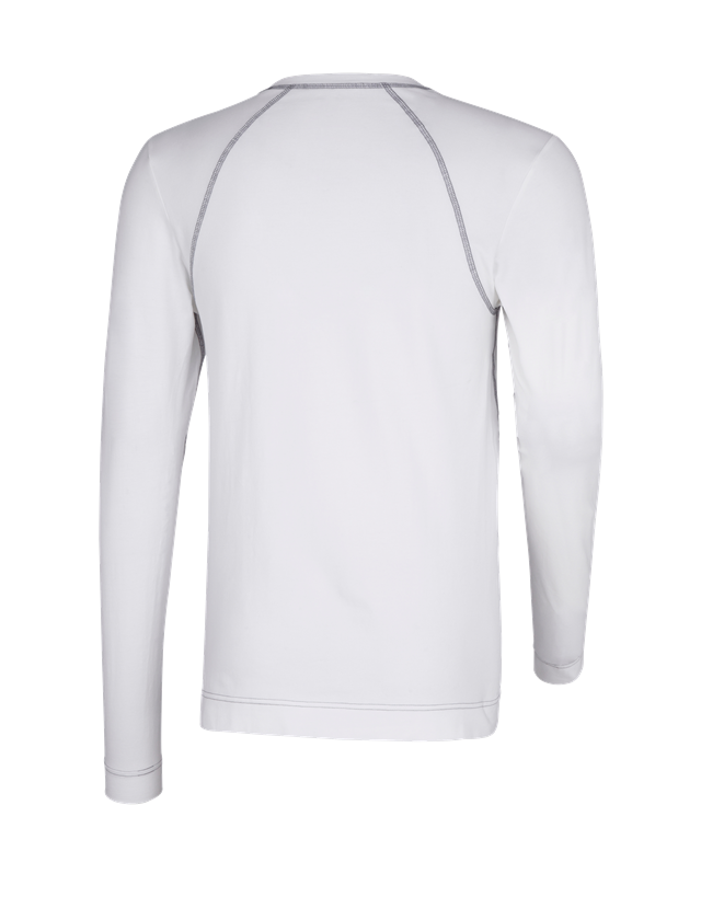 Intimo | Abbigliamento termico: e.s. cotton stretch Longsleeve + bianco 3