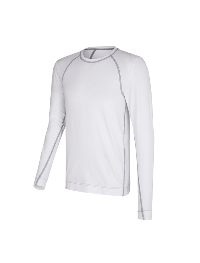 Intimo | Abbigliamento termico: e.s. cotton stretch Longsleeve + bianco 2