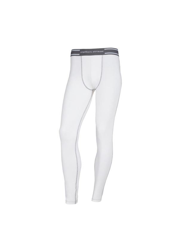 Intimo | Abbigliamento termico: e.s. cotton stretch Long Pants + bianco 2