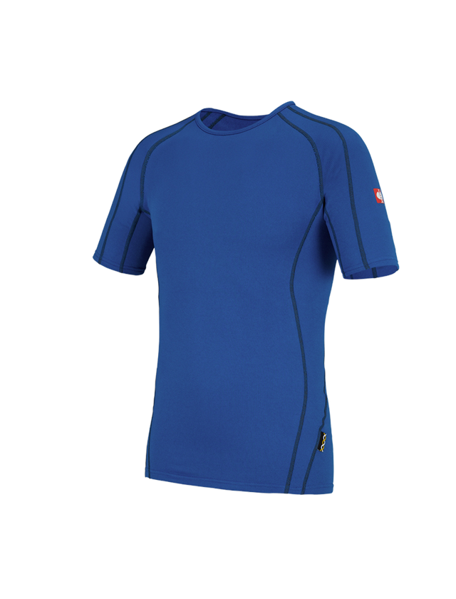 Freddo: e.s. t-shirt funzionale clima-pro - warm, uomo + blu genziana 2