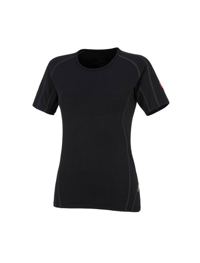 Intimo funzionale: e.s. t-shirt funzionale clima-pro, warm, donna + nero 2