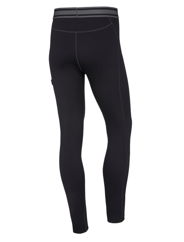 Intimo | Abbigliamento termico: e.s. long pants funzionali thermo stretch-x-warm + nero 3