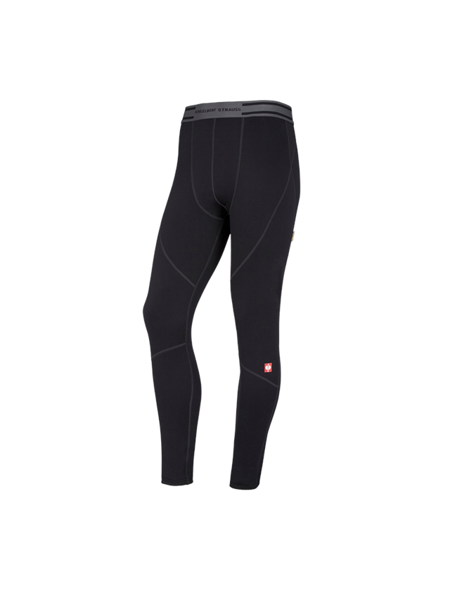 Intimo | Abbigliamento termico: e.s. long pants funzionali thermo stretch-x-warm + nero 2