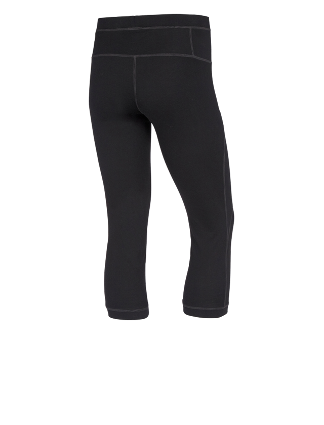 Intimo | Abbigliamento termico: e.s. pants funzionali a 3/4 basis-warm + nero 3