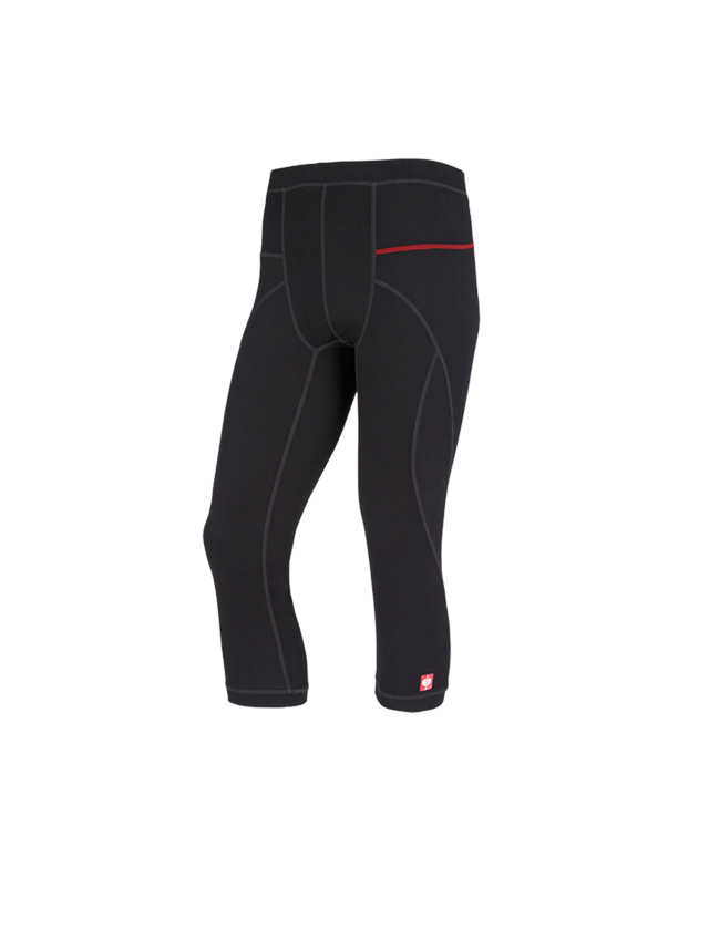 Intimo | Abbigliamento termico: e.s. pants funzionali a 3/4 basis-warm + nero 2