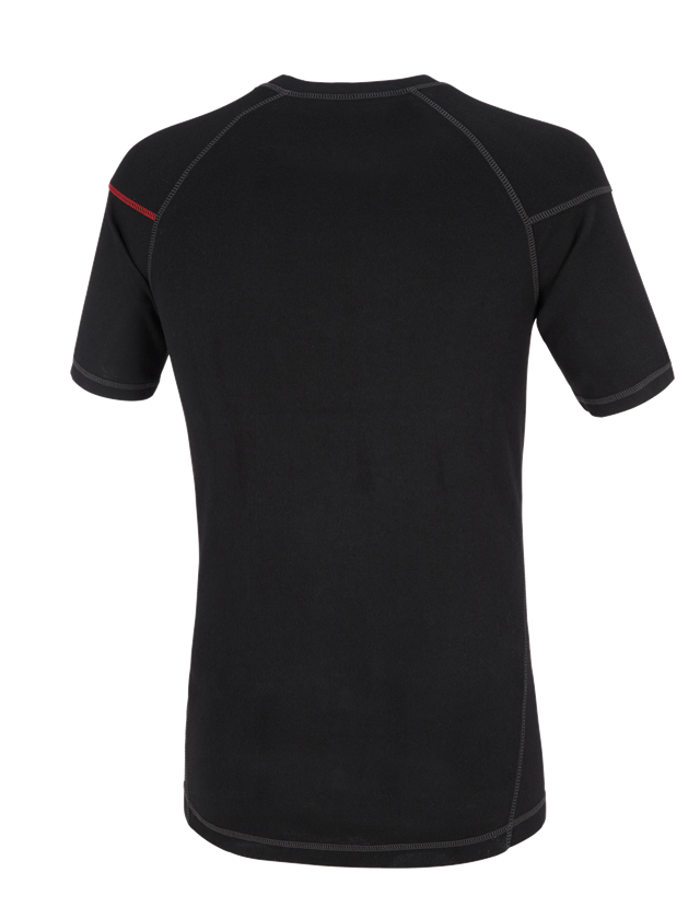 Freddo: e.s. t-shirt funzionale basis-warm + nero 3
