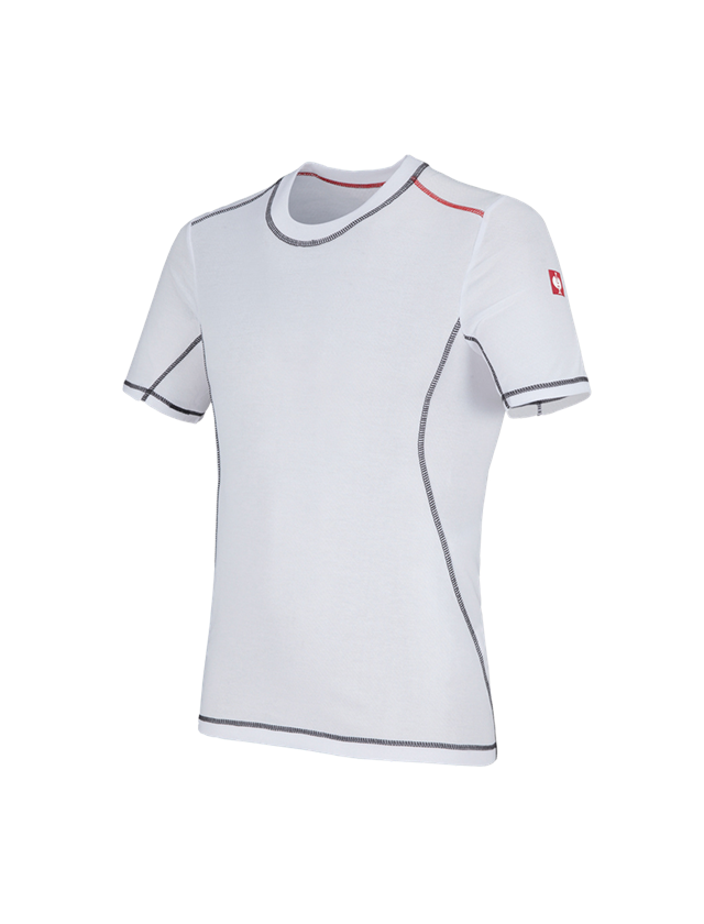 Intimo | Abbigliamento termico: e.s. t-shirt funzionale basis-light + bianco 1