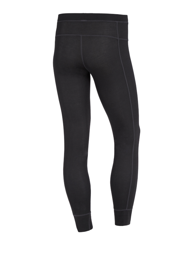 Intimo | Abbigliamento termico: e.s. long pants funzionali basis-light + nero 2