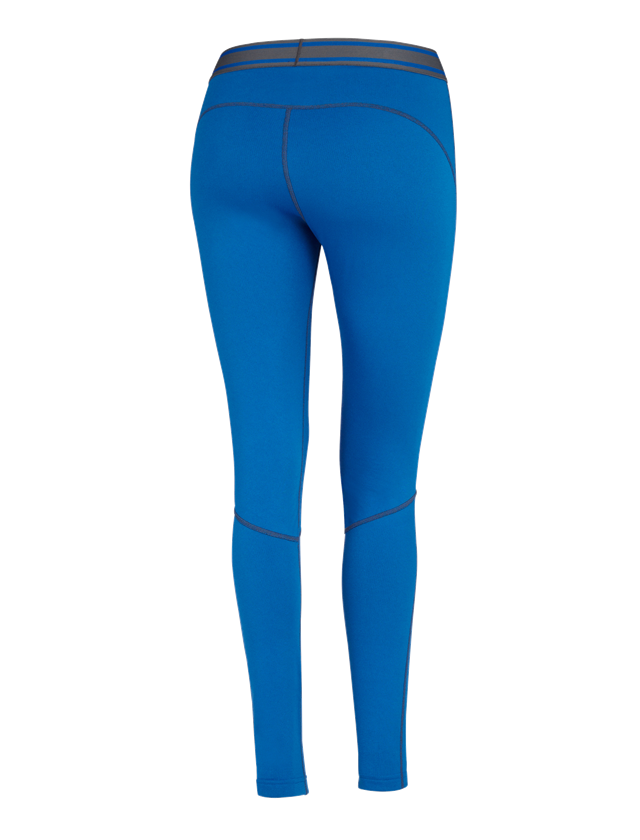 Freddo: e.s. long pants funzionali, clima-pro - warm,donna + blu genziana 1