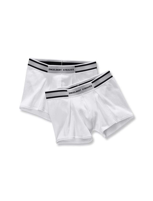 Intimo | Abbigliamento termico: e.s. cotton rib Pants, conf. da 2 + bianco+bianco