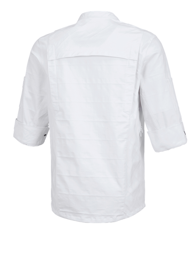 Maglie | Pullover | Camicie: Giacca da lavoro manica corta e.s.fusion, uomo + bianco 1