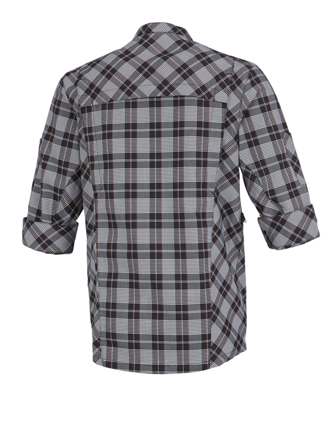 Maglie | Pullover | Camicie: Giacca da lavoro manica corta e.s.fusion, uomo + nero/bianco/rosso 1