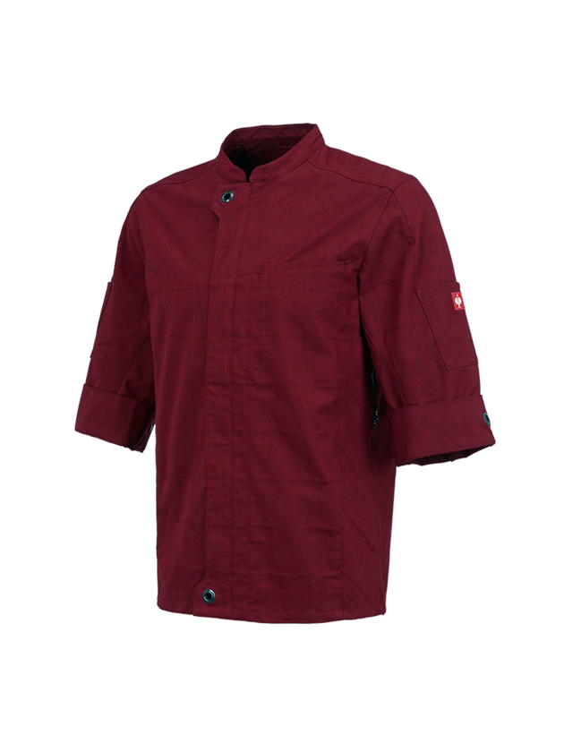 Maglie | Pullover | Camicie: Giacca da lavoro manica corta e.s.fusion, uomo + rubino