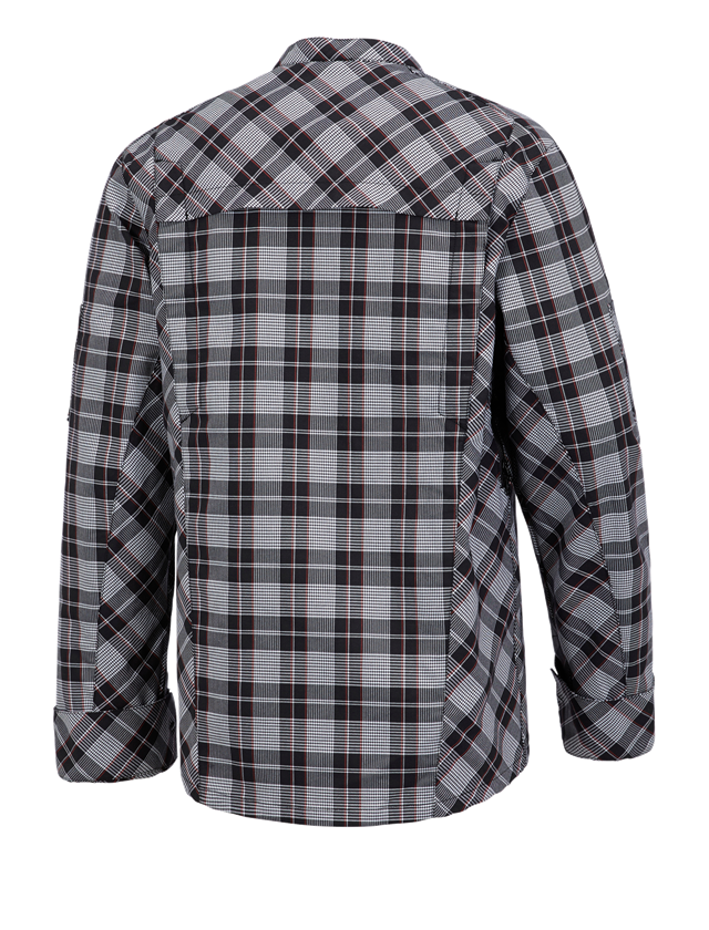 Maglie | Pullover | Camicie: Giacca da lavoro manica lunga e.s.fusion, uomo + nero/bianco/rosso 1