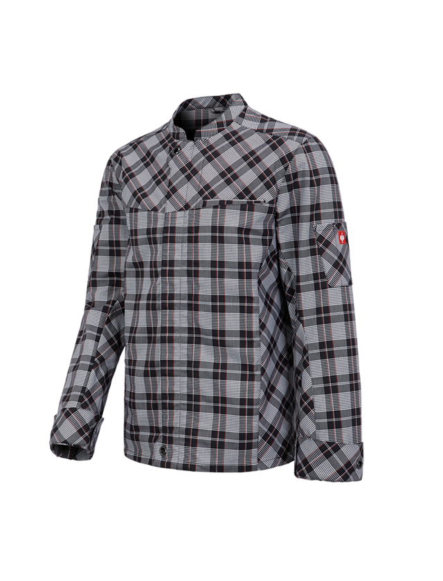 Maglie | Pullover | Camicie: Giacca da lavoro manica lunga e.s.fusion, uomo + nero/bianco/rosso