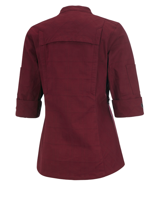 Maglie | Pullover | Bluse: Giacca da lavoro, manica 3/4 e.s.fusion, donna + rubino 1
