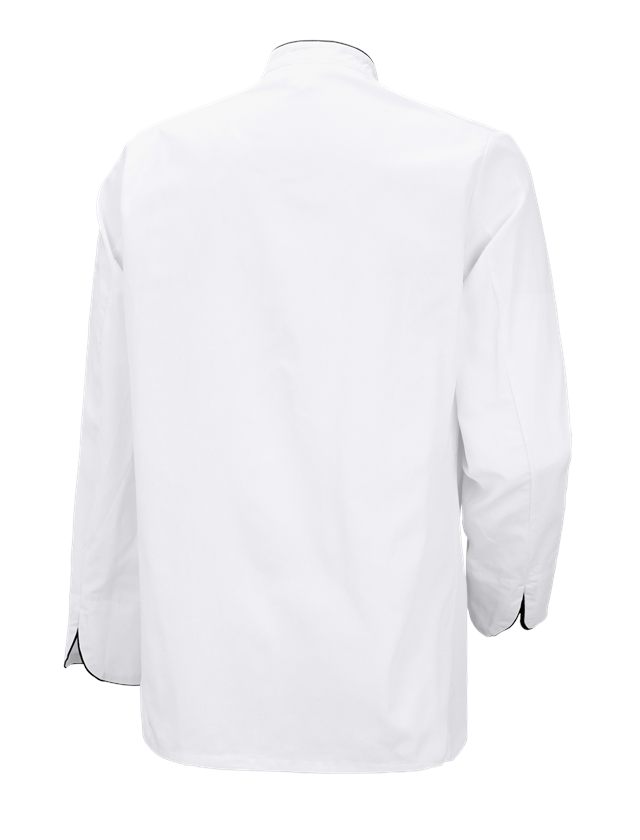 Maglie | Pullover | Camicie: Giacca da cuoco Image + bianco/nero 1