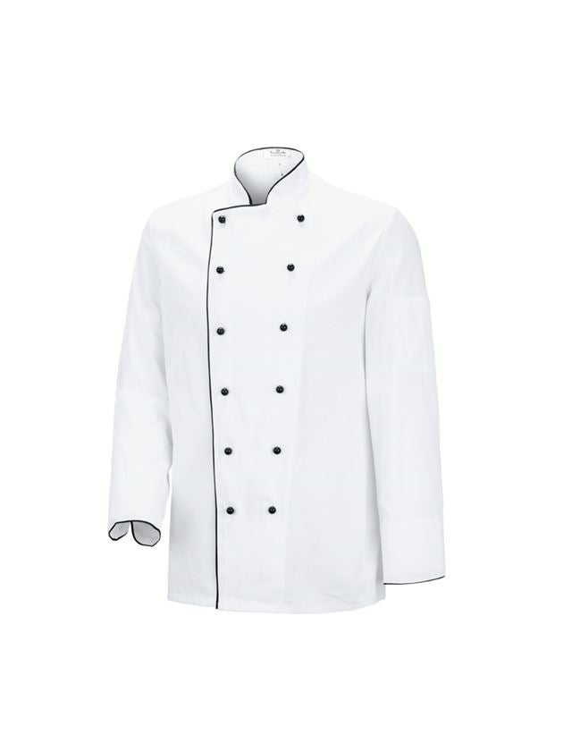 Maglie | Pullover | Camicie: Giacca da cuoco Image + bianco/nero