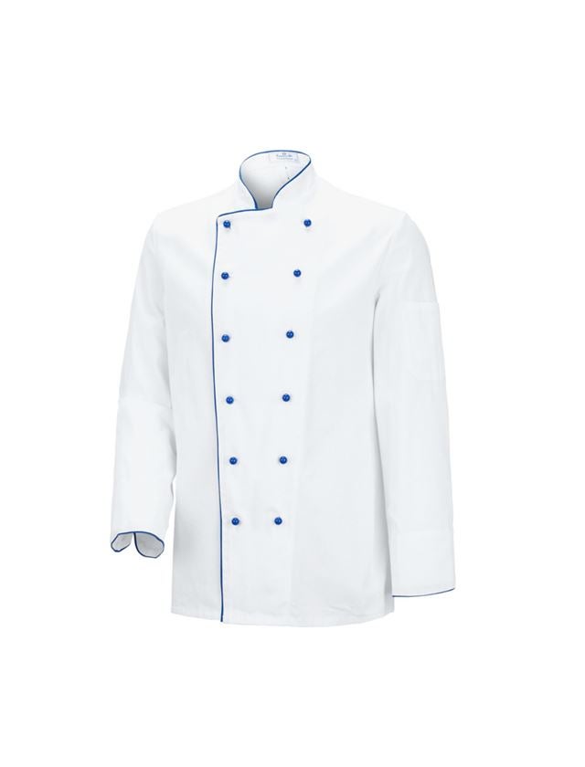 Maglie | Pullover | Camicie: Giacca da cuoco Image + bianco/blu