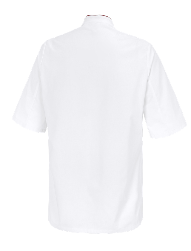 Maglie | Pullover | Camicie: Giacca da cuoco Marseille + bianco/bordeaux 1
