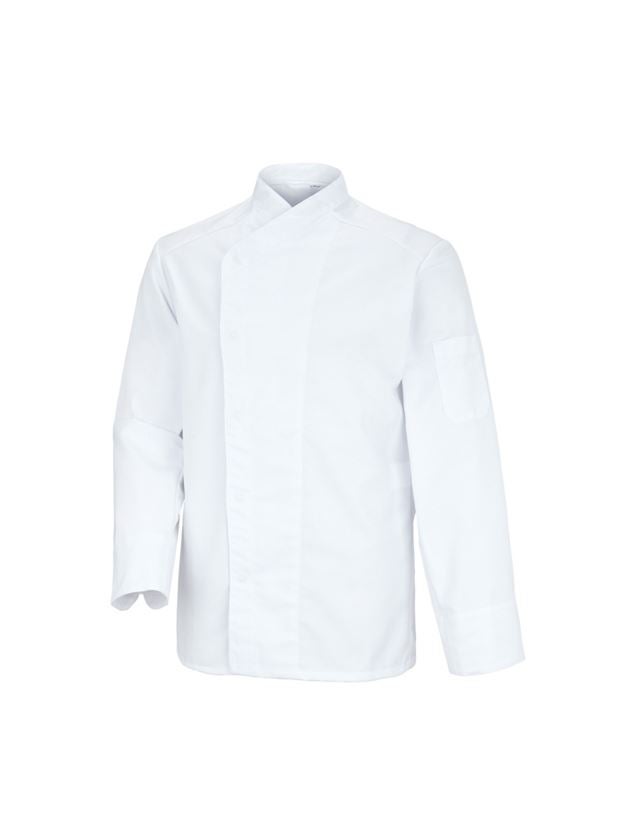 Maglie | Pullover | Camicie: Giacca da cuoco Le Mans + bianco