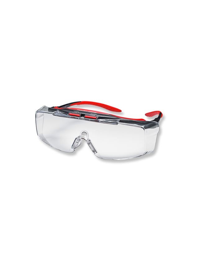 Occhiali protettivi: e.s. occhiali protettivi/Sovraocchiali Loras + chiaro/rosso/nero