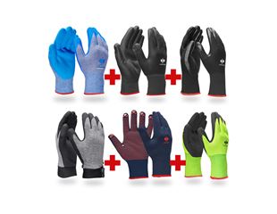 Set professionale di guanti con rivestimento