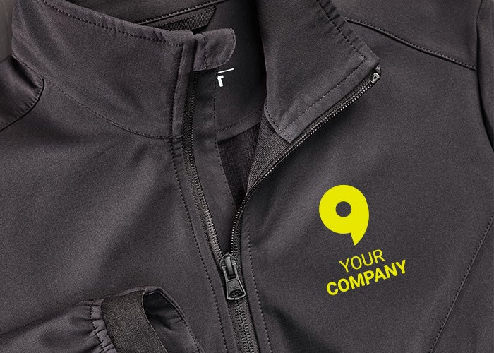  Giacca Softshell e.s.trail pure in nero
